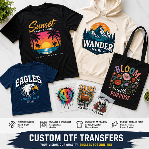 Custom DTF Gang Sheet — Build Your Own